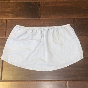 Brandy Melville Blue Strapless Crop Top